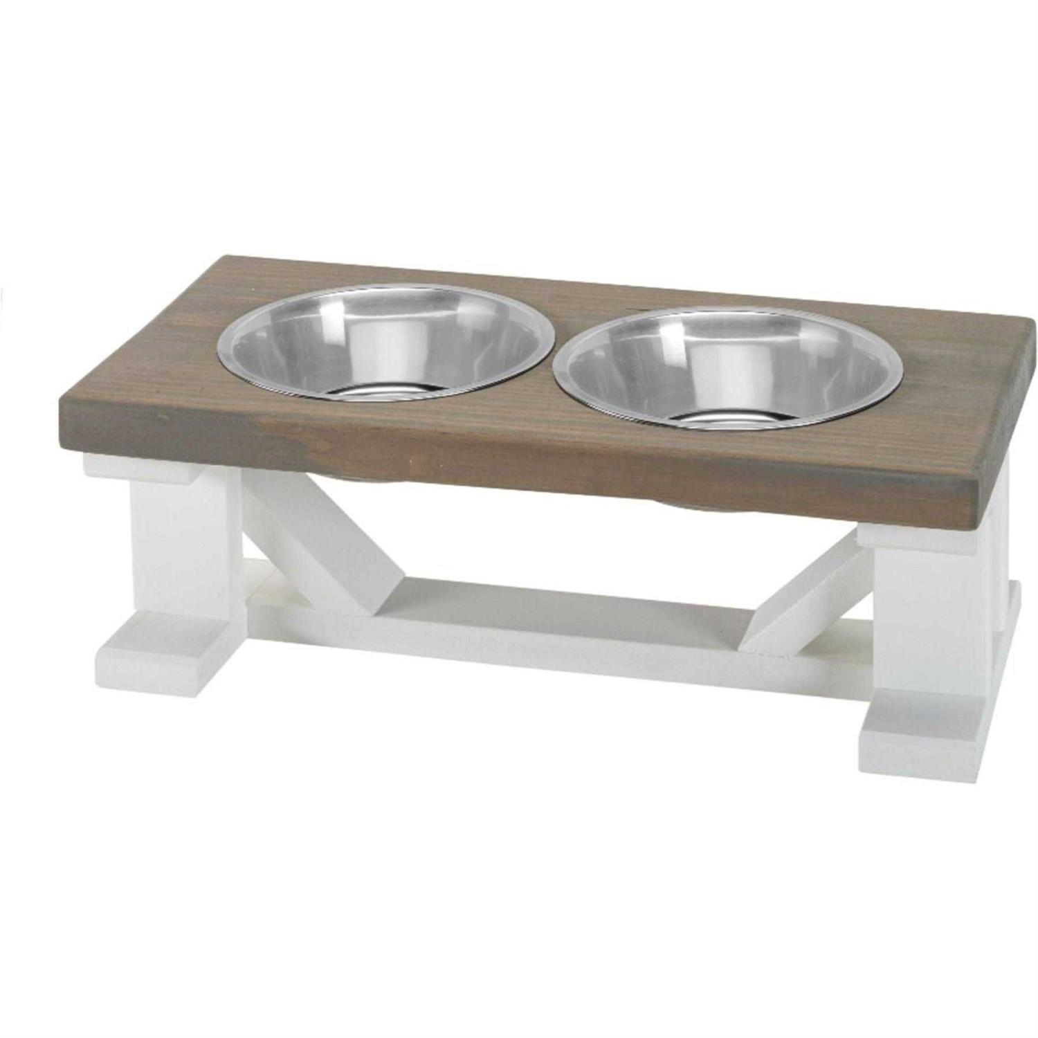 Bearwood Essentials Farmhouse Elevated Dog Feeder - Pet Supplies online store