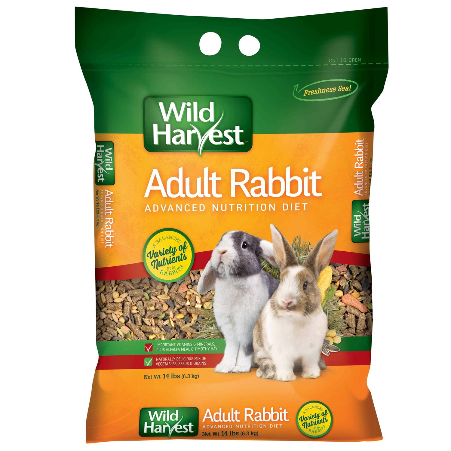 Wild Harvest Advanced Nutrition Adult Rabbit 14 Pounds, Complete and Balanced Diet - Pet Supplies online store