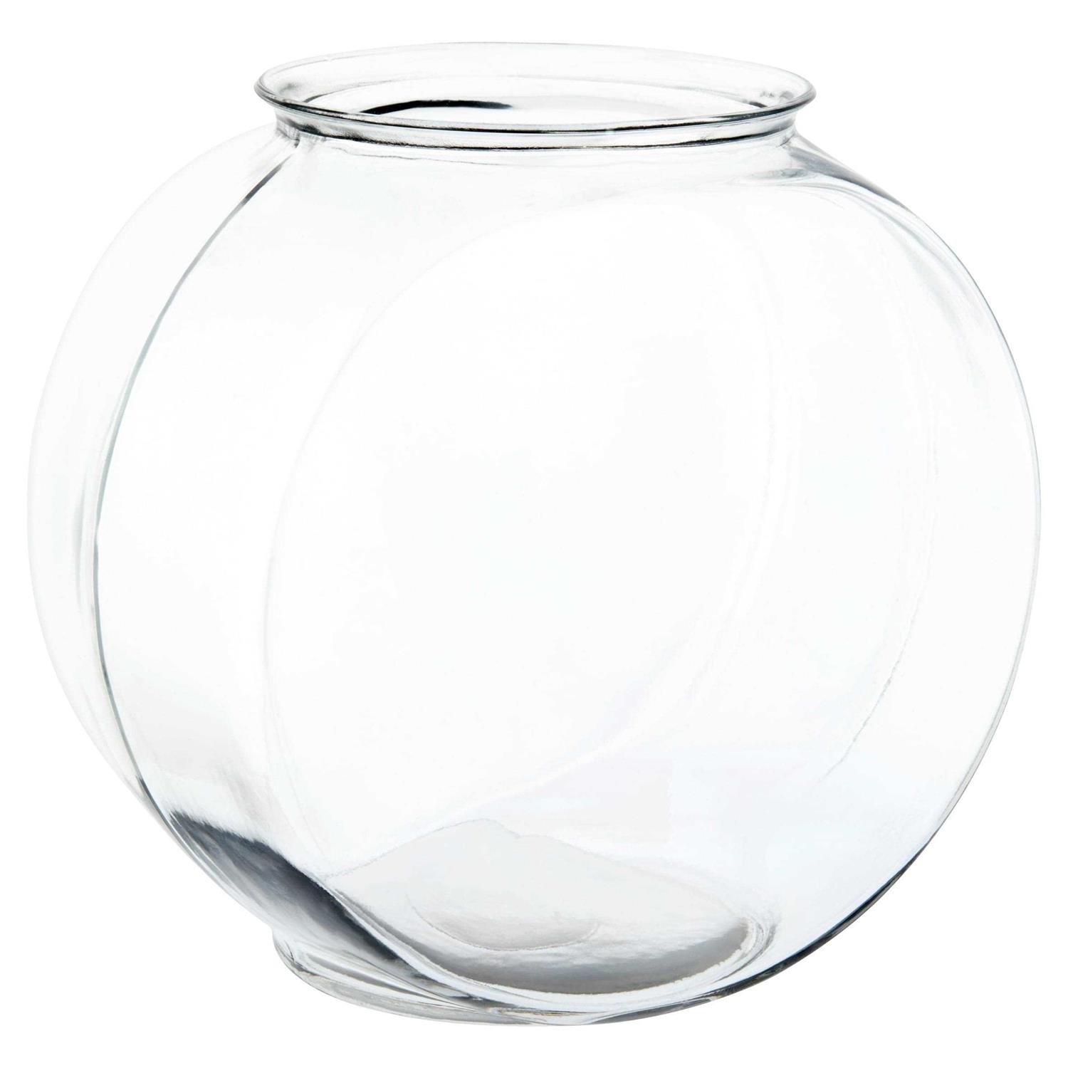 Aqua Culture Anchor Hocking Drum Glass Fishbowl - Pet Supplies online store