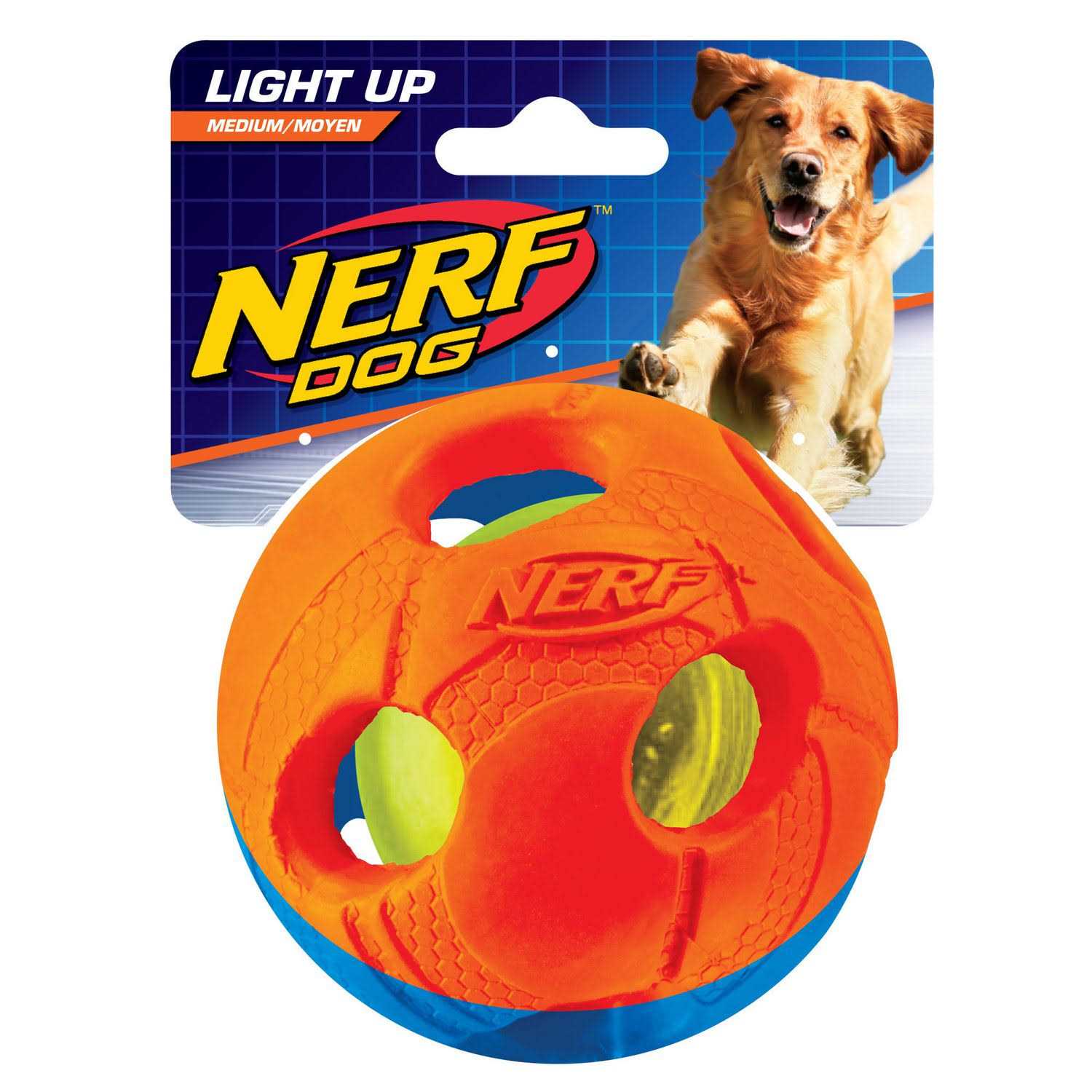 Nerf Dog LED Bash Ball - Pet Supplies online store