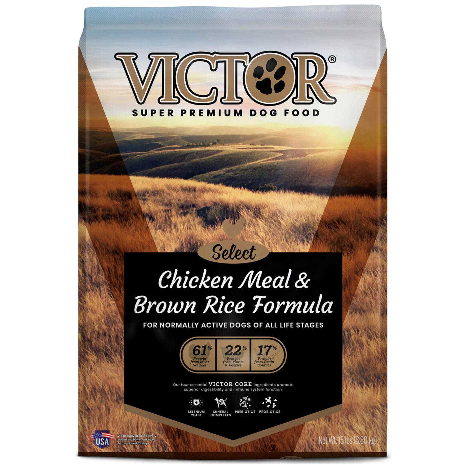Victor Chicken Meal & Brown Rice Dry Dog Food - Pet Supplies online store