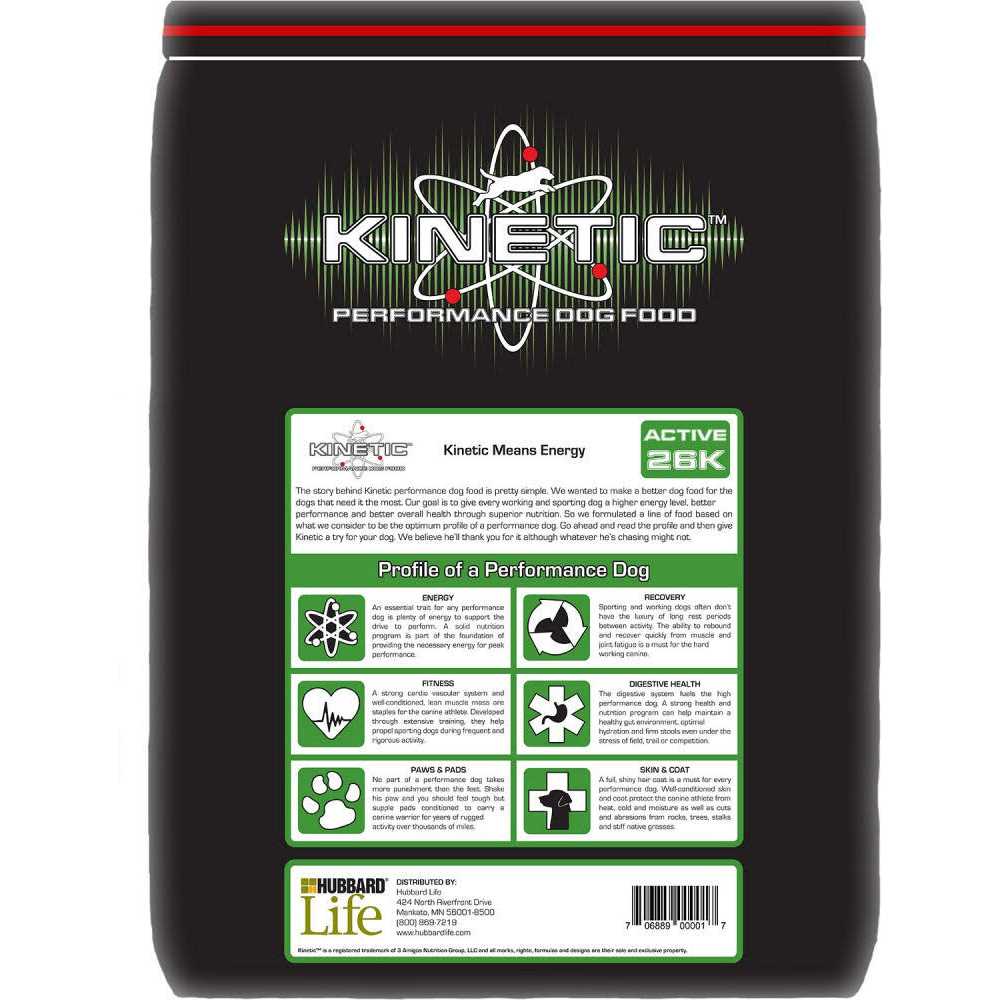 Kinetic Performance Active 26K Formula Dry Dog Food - Pet Supplies online store