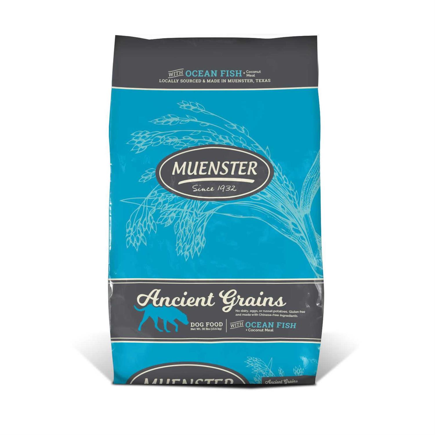 Muenster Ancient Grains with Ocean Fish Dog Food - Pet Supplies online store