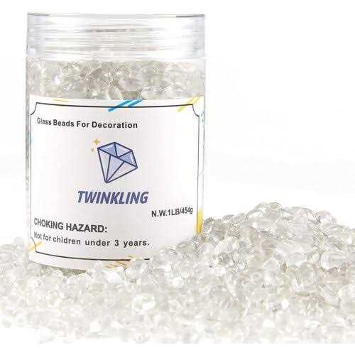 TWINKLING High Luster Fire Glass Gravel Stone Glitter,Broken Glass,Fire Gems Chips,Crushed Glass for Fire Pit Crafts Resin Art Aquarium Garden - Pet Supplies online store