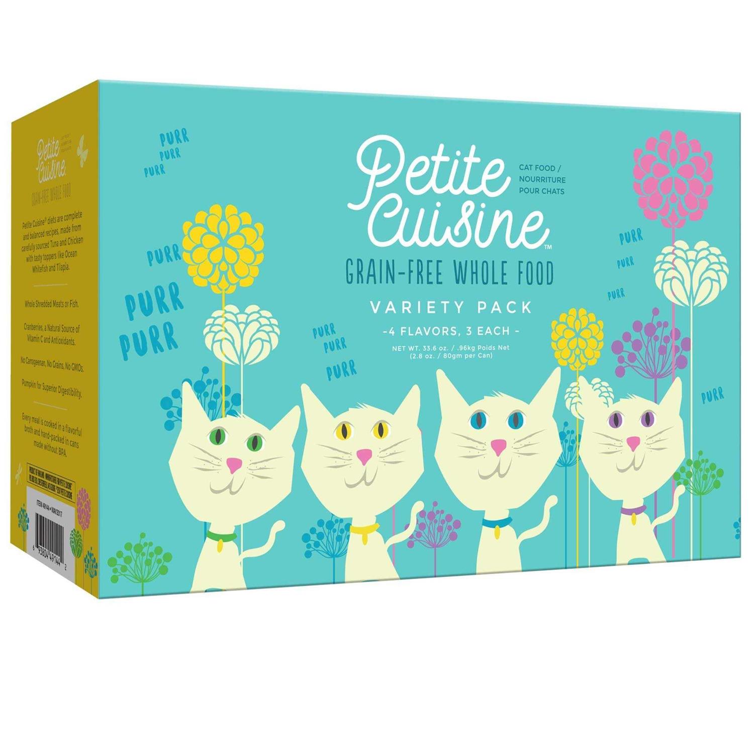 Petite Cuisine Variety Pack Grain-Free Wet Cat Food - Pet Supplies online store