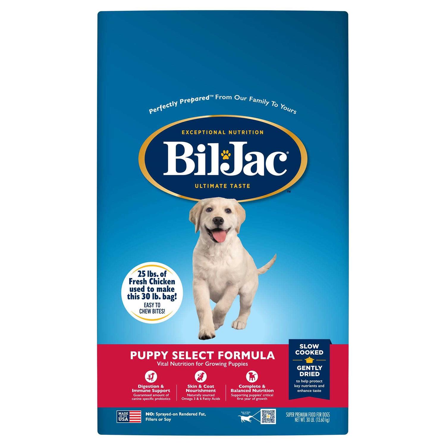 Bil-Jac Puppy Select Dog Dry Food - Pet Supplies online store