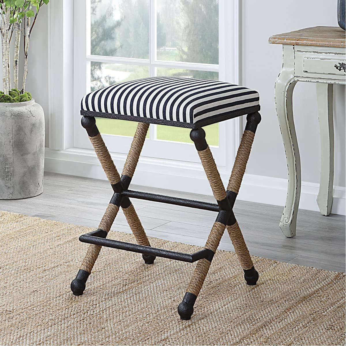 Braddock - Backless Counter Stool-27.63 Inches Tall and 18.75 Inches Wide