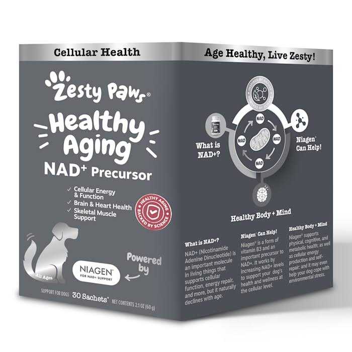 Zesty Paws Healthy Aging NAD+ Precursor Cellular Energy - Pet Supplies online store
