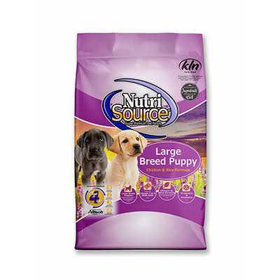 NutriSource Chicken Rice Large-Breed Puppy Dry Dog Food - Pet Supplies online store