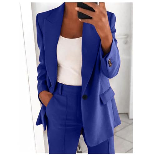 Outfits for Women 2 Piece Sets Dressy Casual Pant Suits Blazer Sets Business Work Outfits Blazer Jackets 2024