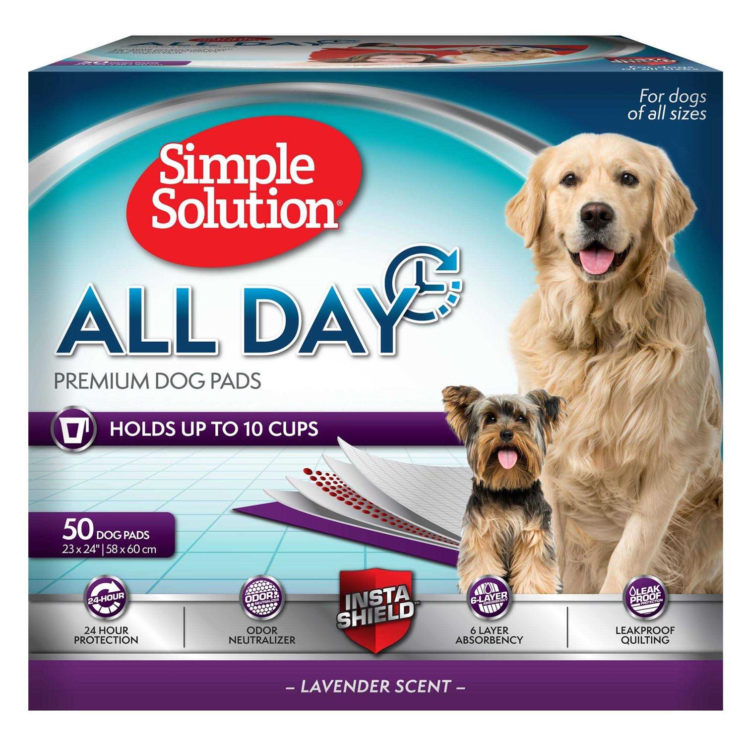 Simple Solution 6-Layer All Day Premium Dog Pads - Pet Supplies online store