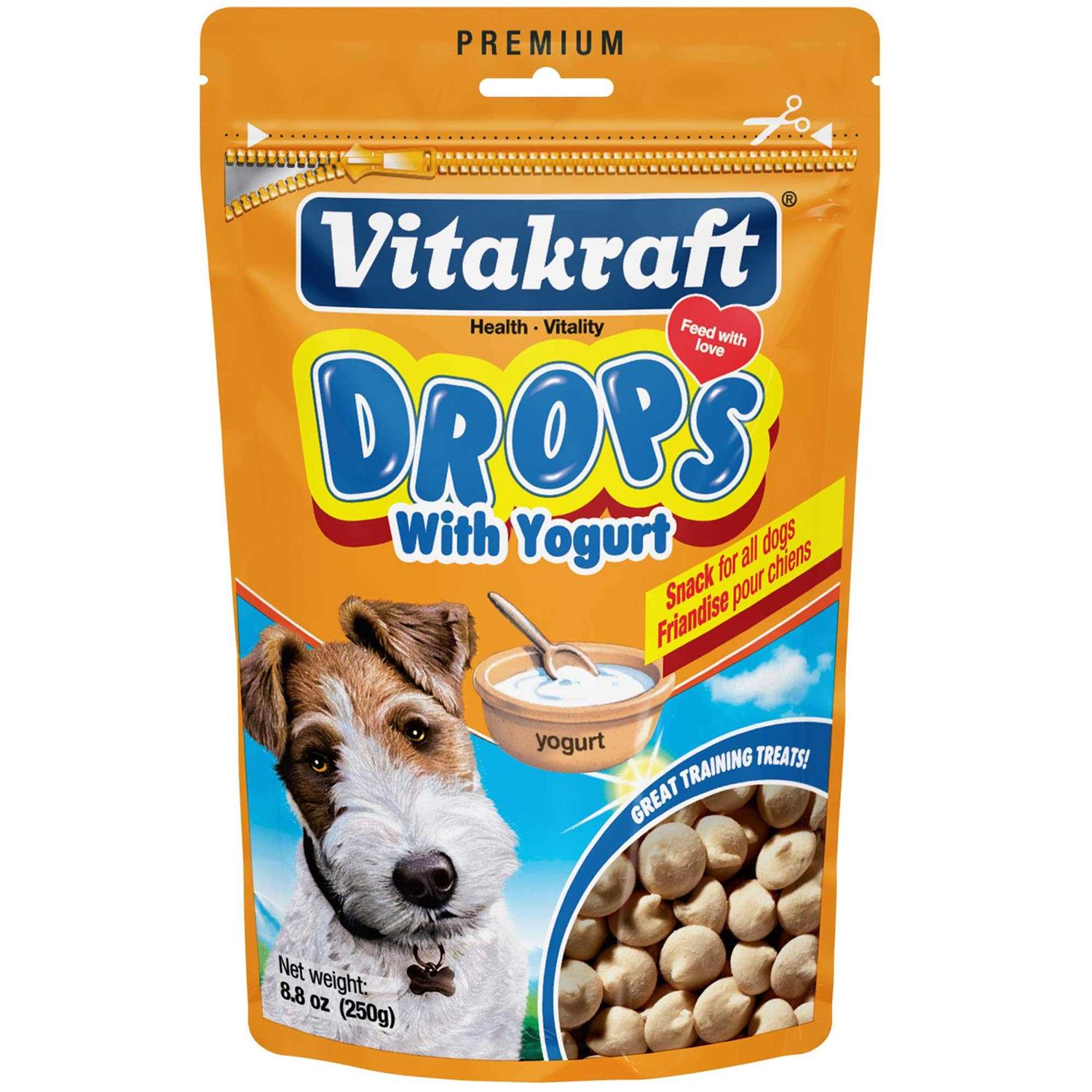 Vitakraft Drops with Yogurt Dog Treats - Pet Supplies online store