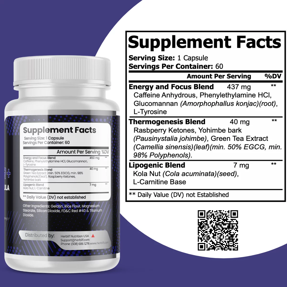 Belly Fat Burner Pills to Lose Stomach Fat, Weight Loss Pills for Men 60 Capsules