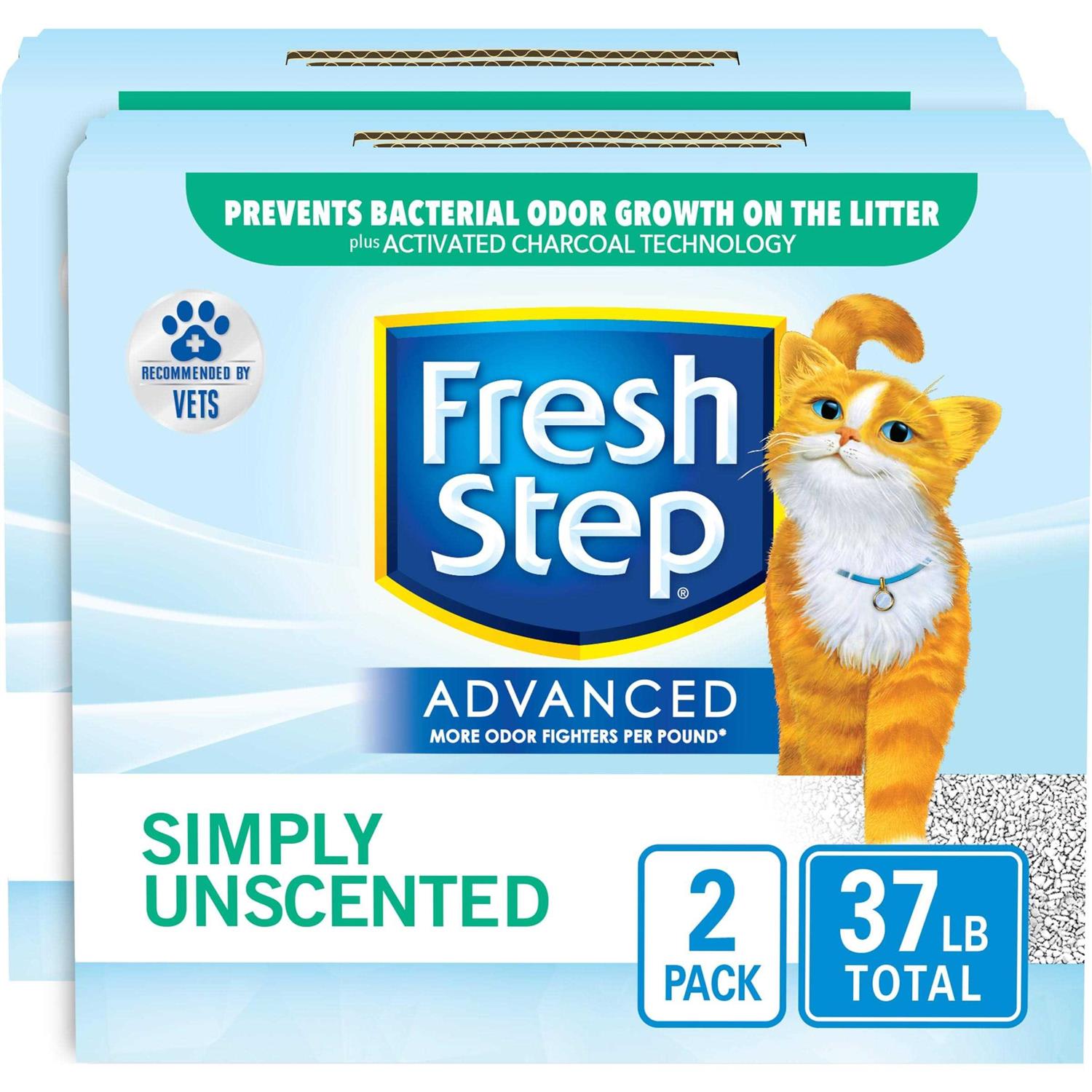 Fresh Step Advanced Simply Unscented Clumping Cat Litter - Pet Supplies online store