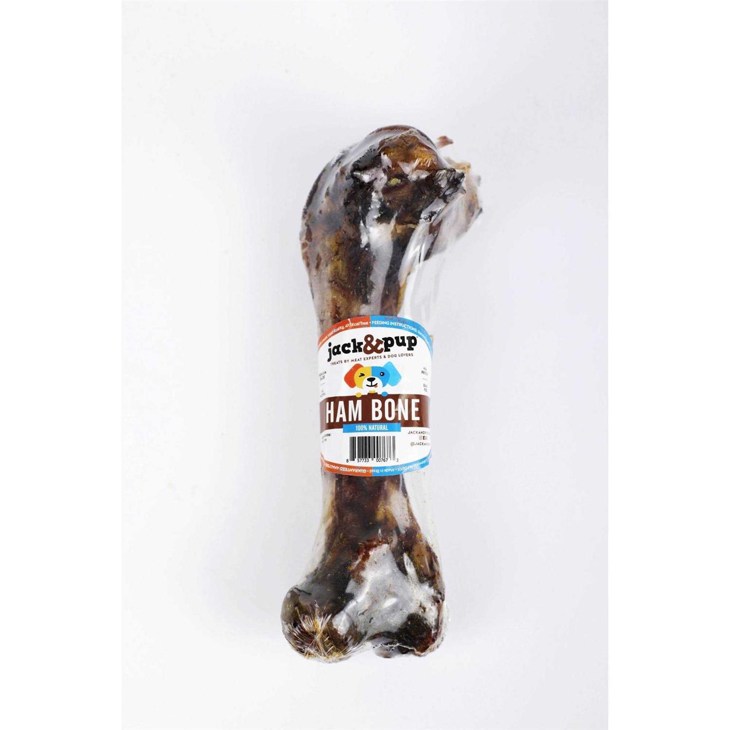 Jack&Pup Single Ham Bone in Pork Flavor Dog Treats - Pet Supplies online store