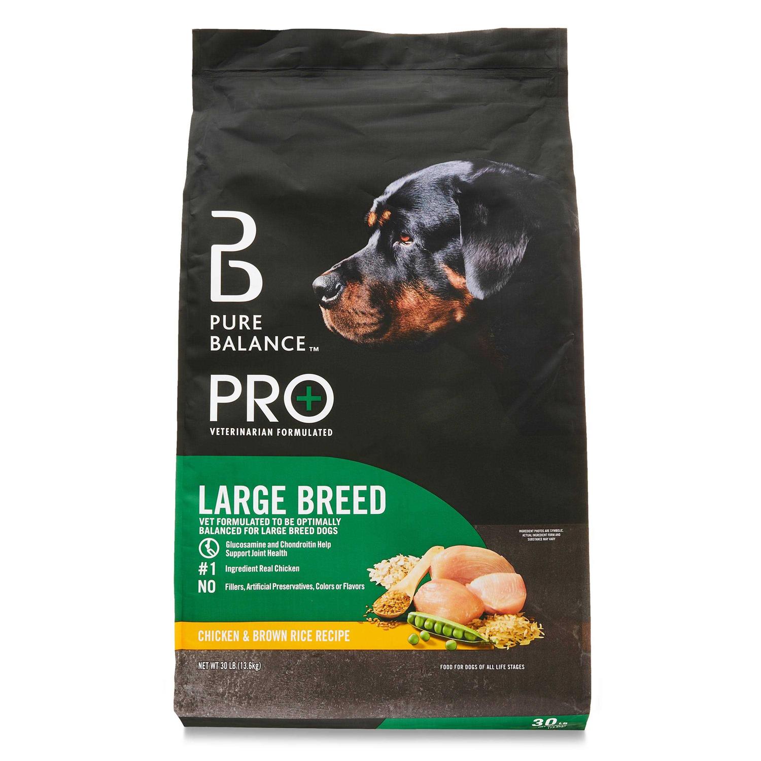 Pure Balance Pro+ Large Breed Chicken & Brown Rice Recipe Dry Dog Food - Pet Supplies online store