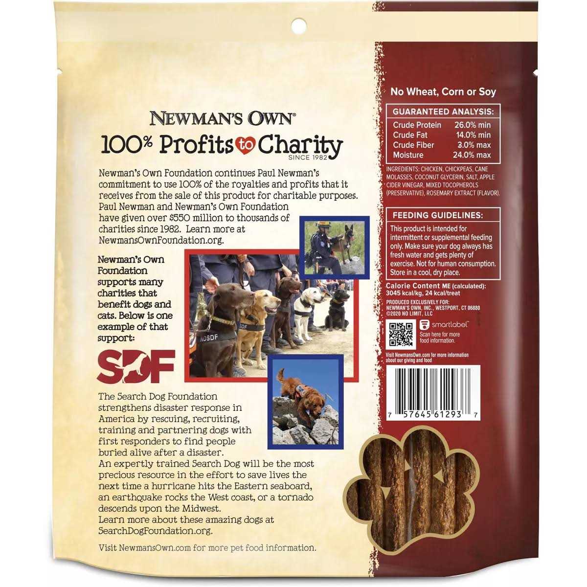 Newman's Own Chicken Snack Sticks - Pet Supplies online store