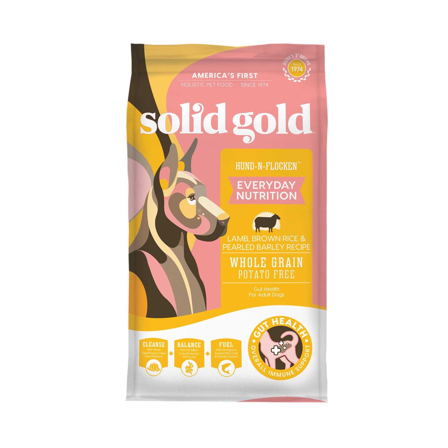 Solid Gold Hund-N-Flocken Dry Dog Food Lamb - Pet Supplies online store