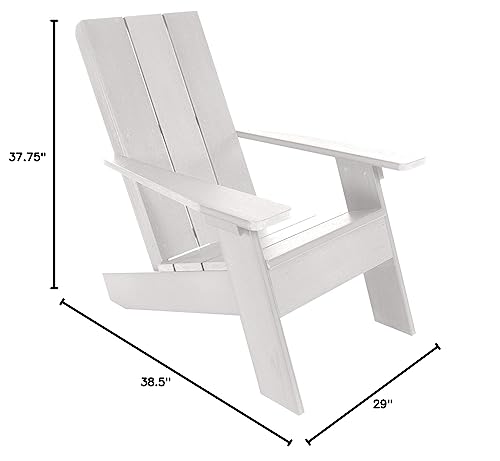 highwood Italica Modern, Adult Adirondack Chair, Eucalyptus