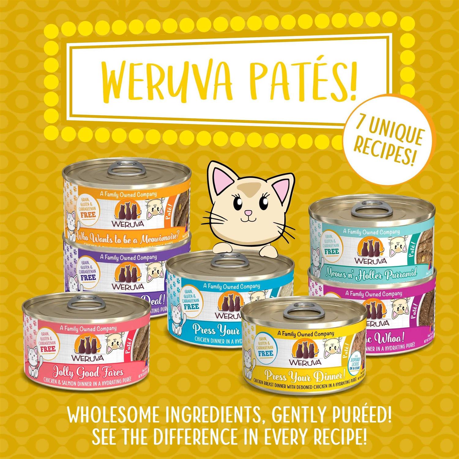 Weruva Classic Cat Pate Press Your Dinner with Chicken Wet Cat Food - Pet Supplies online store