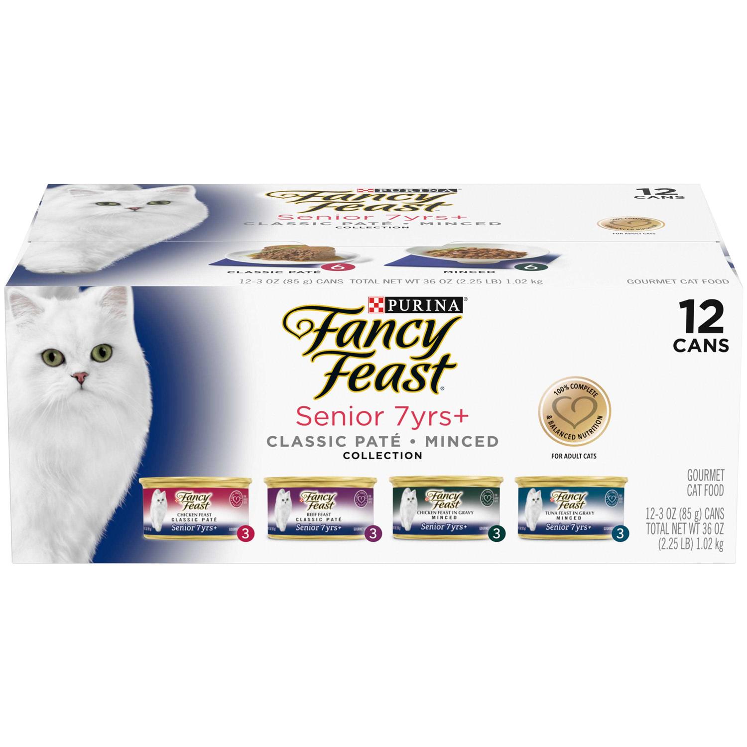 Purina Fancy Feast High Protein Senior Wet Cat Food Variety Pack - Pet Supplies online store