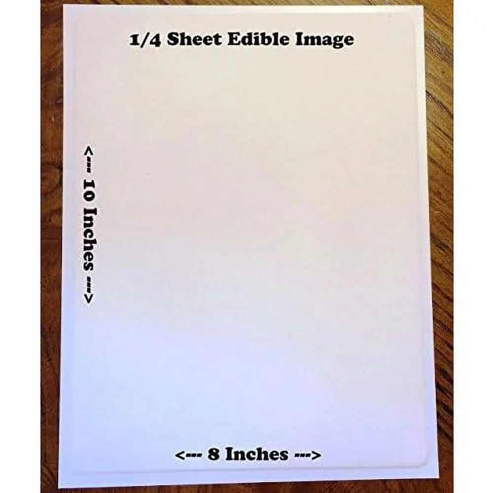 Sheet - Flower Sugar - Edible Cake/Cupcake Party Topper - D20395