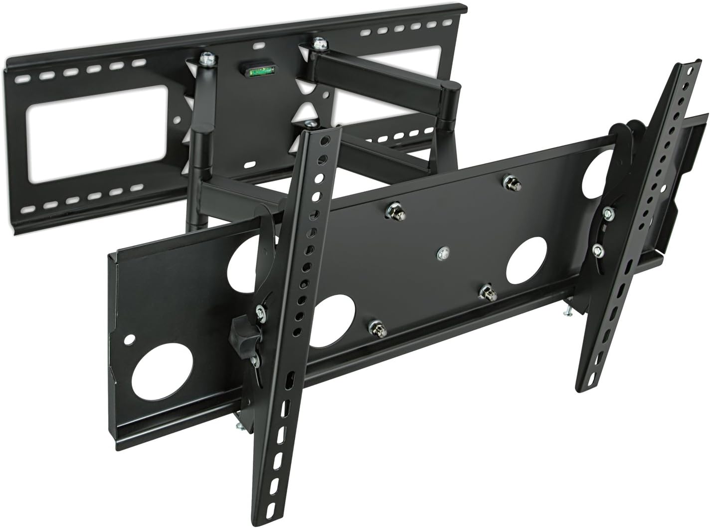 Mount-It! Heavy Duty Full Motion TV Wall Mount for 16’’, 18’’, 24’’ Wood Studs, Fits 32-65 Inches LCD LED Plasma Flat Screen Curved TVs up to 165 lbs