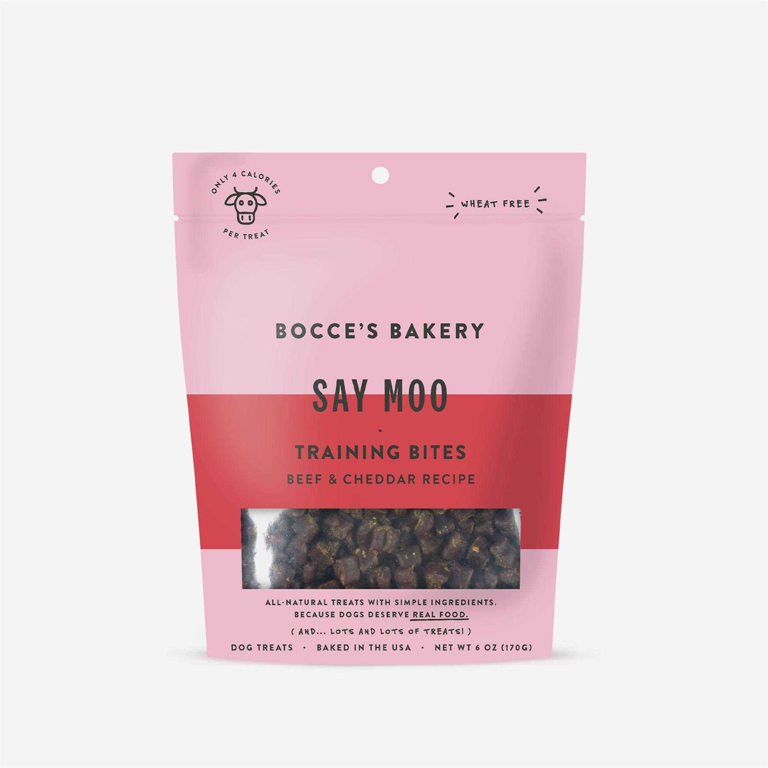 Bocce's Bakery Say Moo Training Bites Dog Treats - Pet Supplies online store