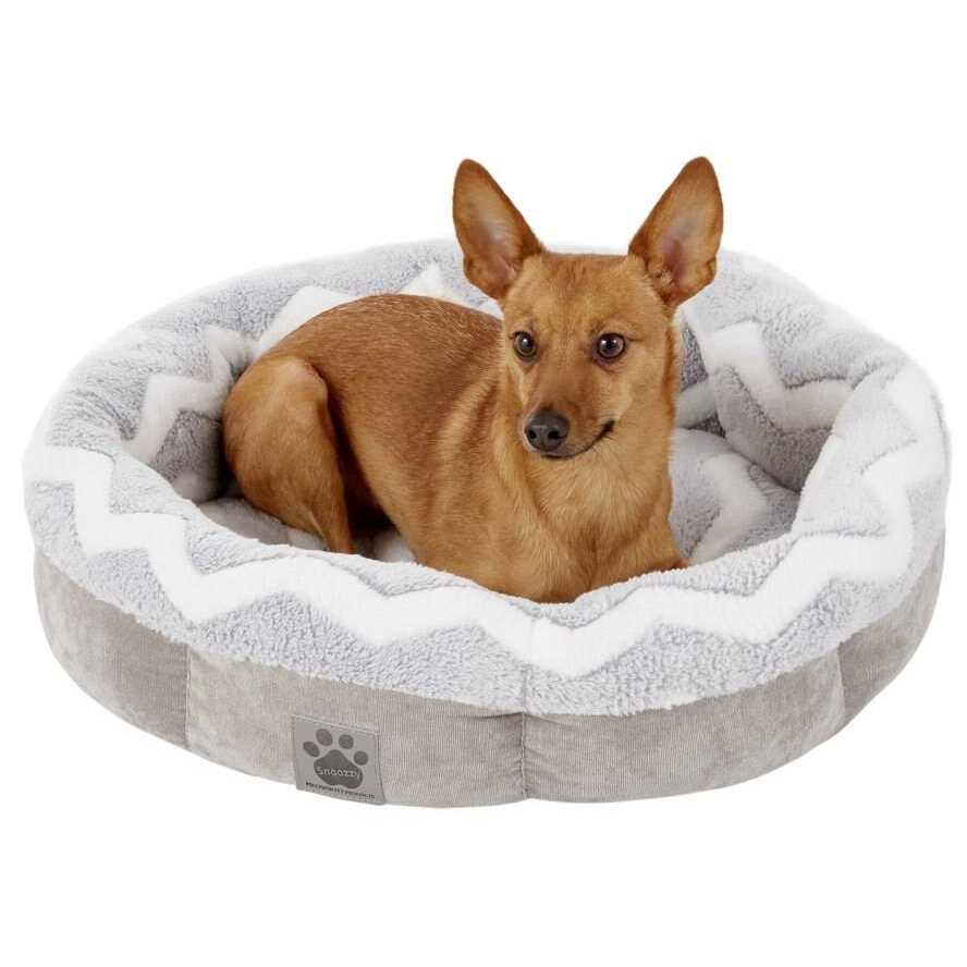 SnooZZy Zig Zag Shearling Round Bed - Pet Supplies online store