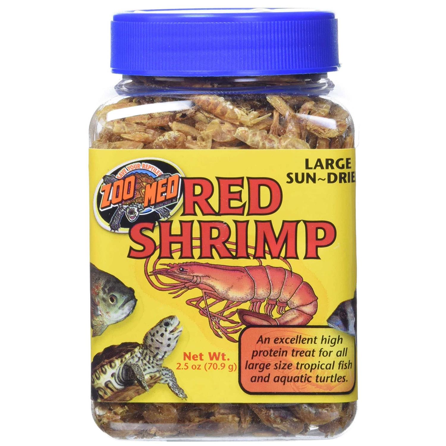 Zoo Med Large Sun-Dried Red Shrimp - Pet Supplies online store