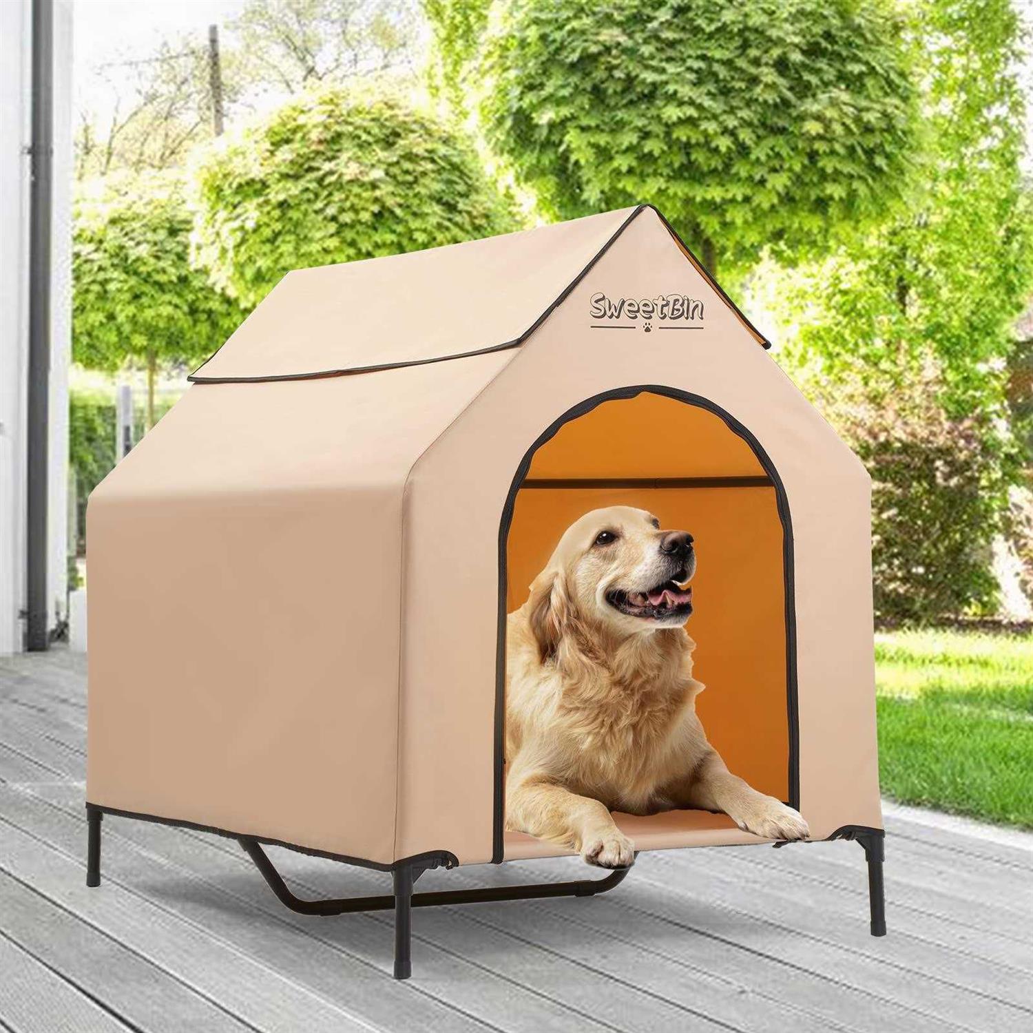 SweetBin Dog Houses Dogs Outside with Waterproof - Pet Supplies online store