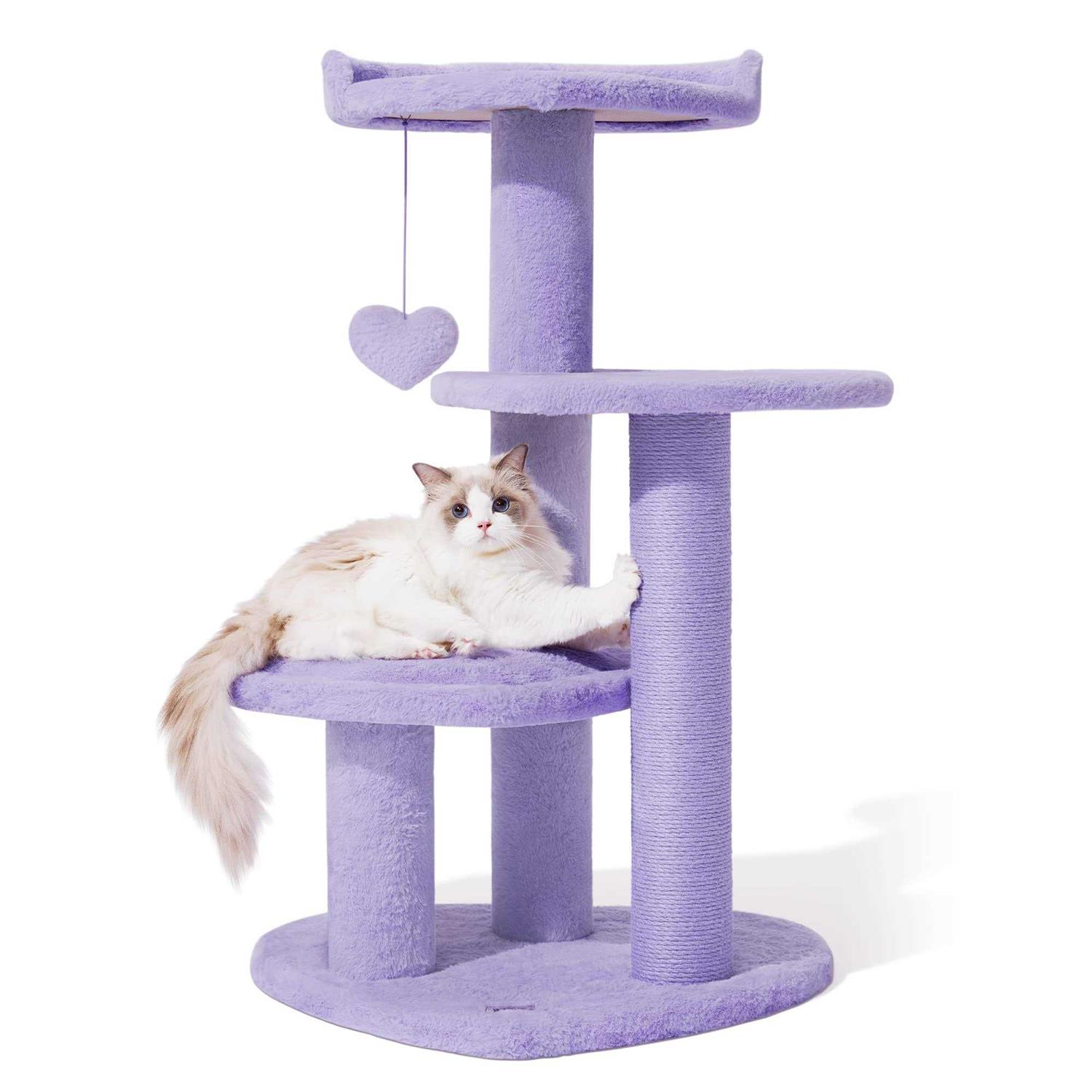 Heartpurrple Cat Climber Tree by Vetreska - Pet Supplies online store