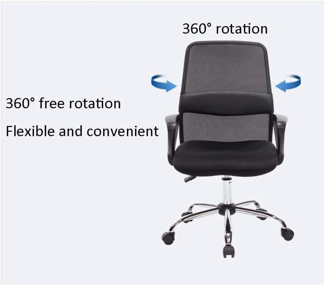 Armchair Office Chair, Computer Desk Swivel Chair Back Mesh Chair Armrests and Lifting Function Home Work Tasks Gaming