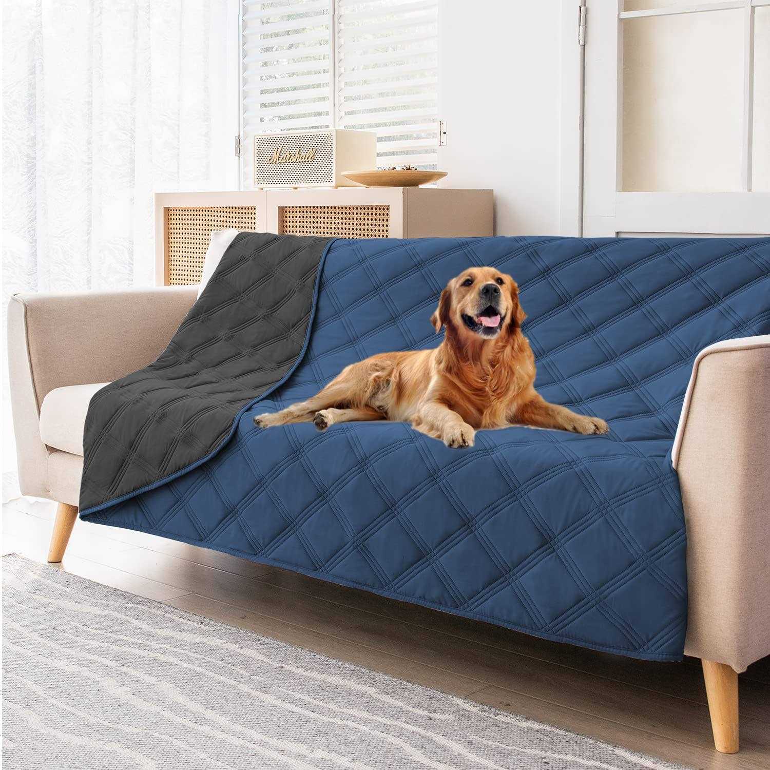 SUNNYTEX Waterproof & Reversible Dog Bed Cover Pet Blanket Sofa - Pet Supplies online store