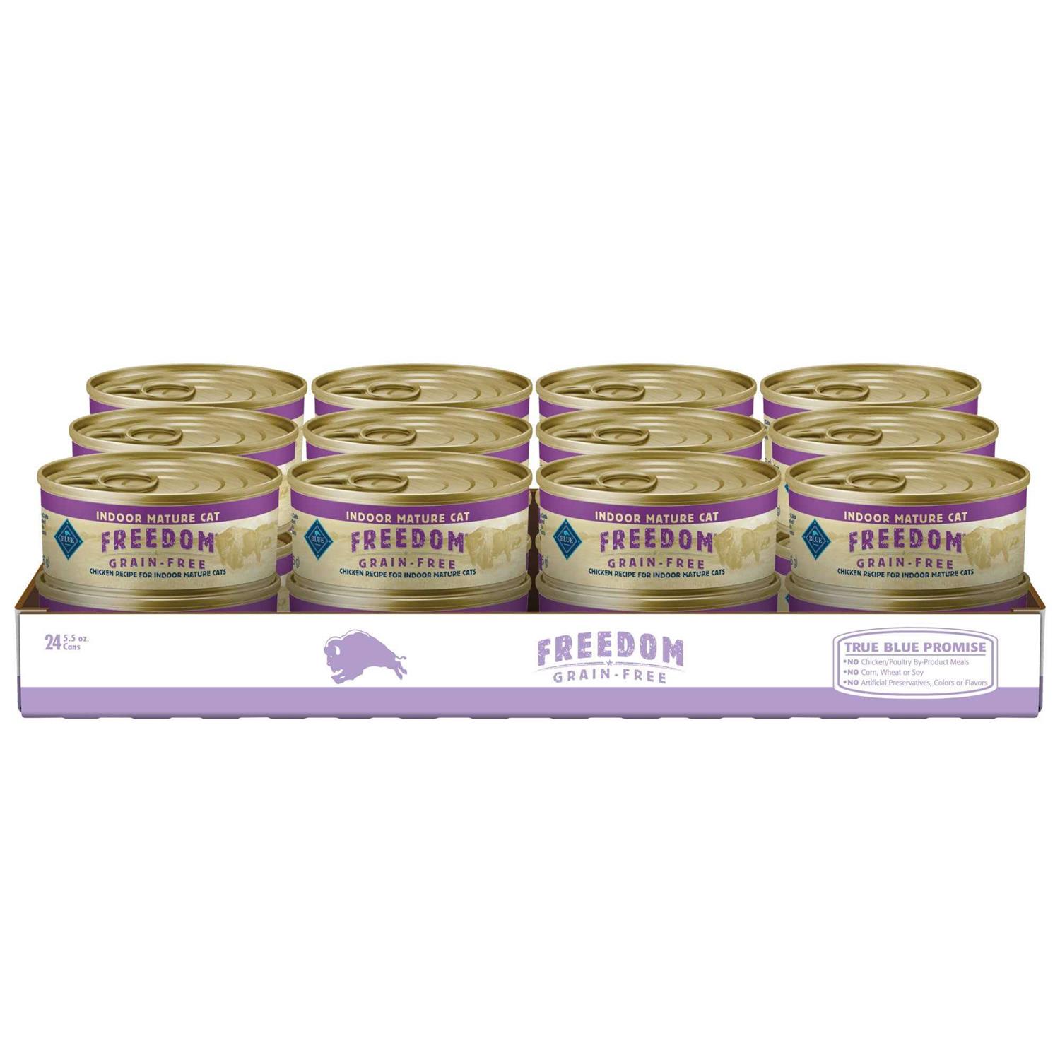 Blue Buffalo Freedom Grain-Free Indoor Canned Cat Food - Pet Supplies online store