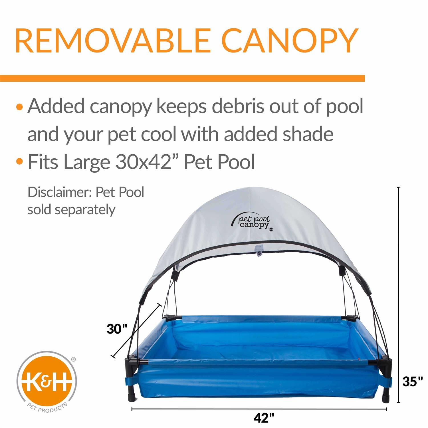 K&H Pet Products Pet Pool Canopy - Pet Supplies online store