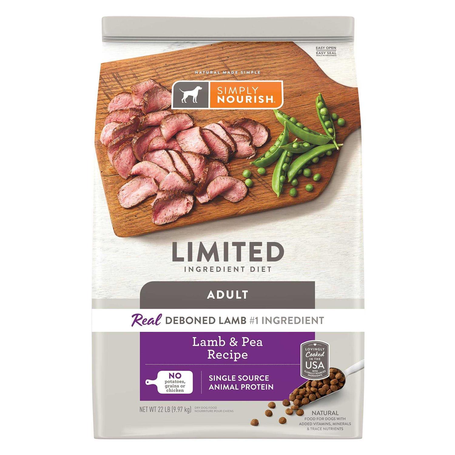 Simply Nourish Limited Ingredient Diet Adult Dry Dog Food - Pet Supplies online store