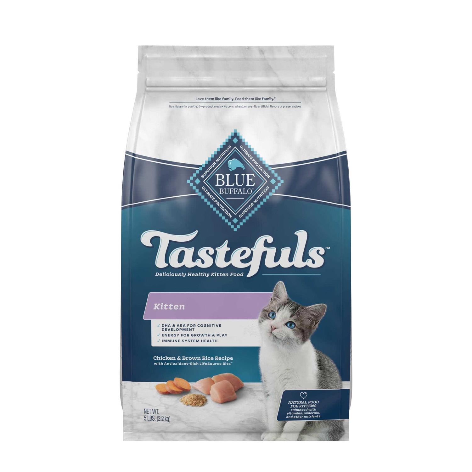 Blue Buffalo Tastefuls Natural Chicken Dry Kitten Food - Pet Supplies online store
