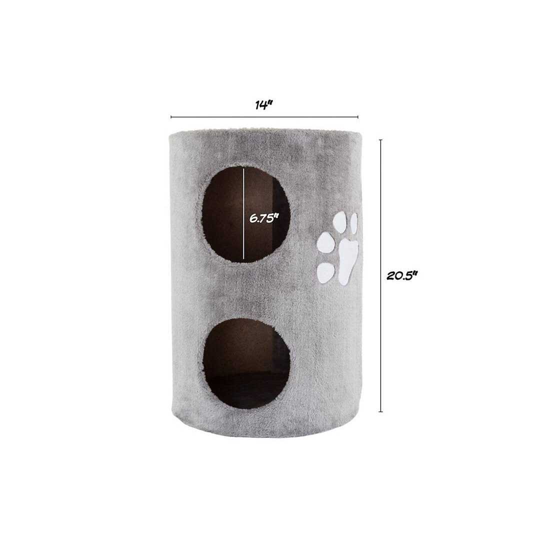 Pet Adobe 2-Story Cat Condo & Scratching Pad 129409XSV - Pet Supplies online store