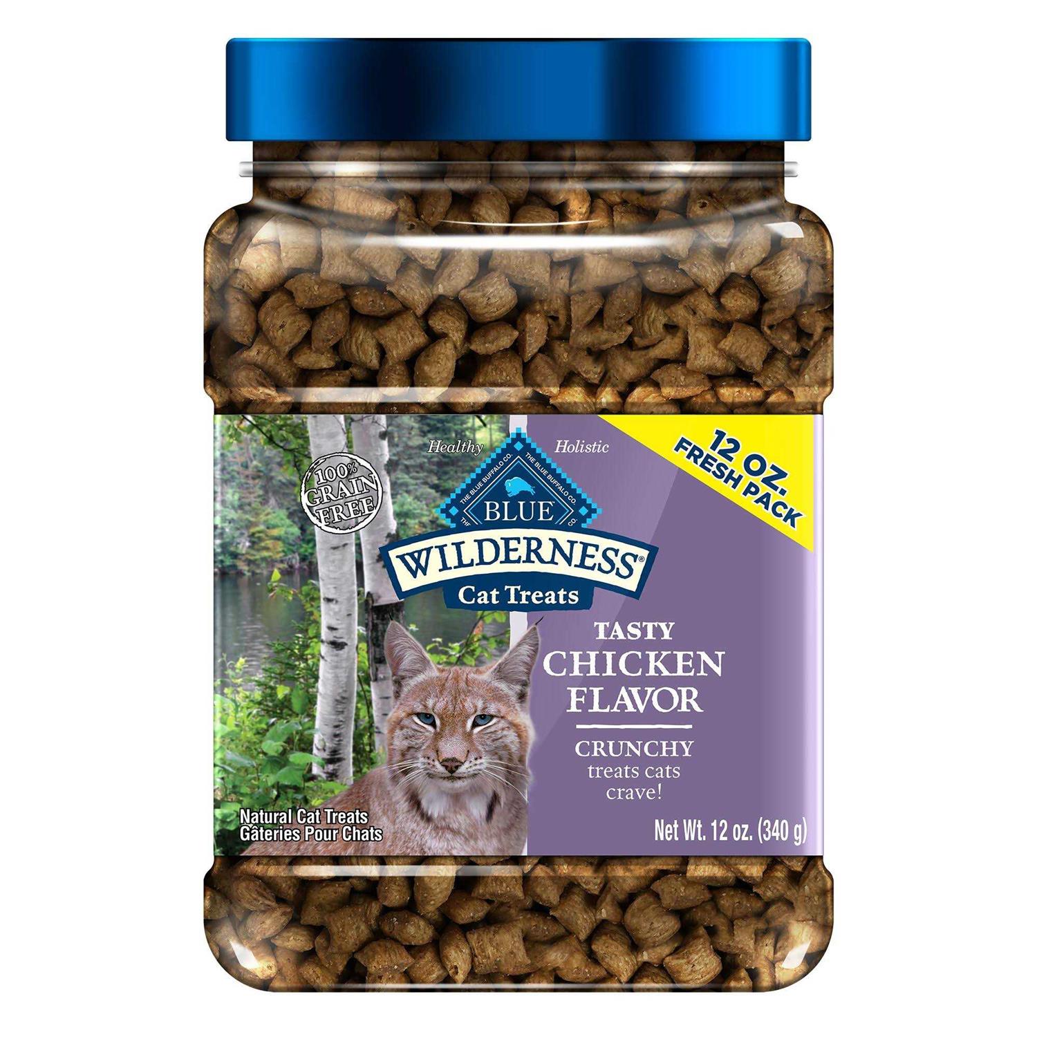 Blue Buffalo Wilderness Crunchy Cat Treats - Pet Supplies online store