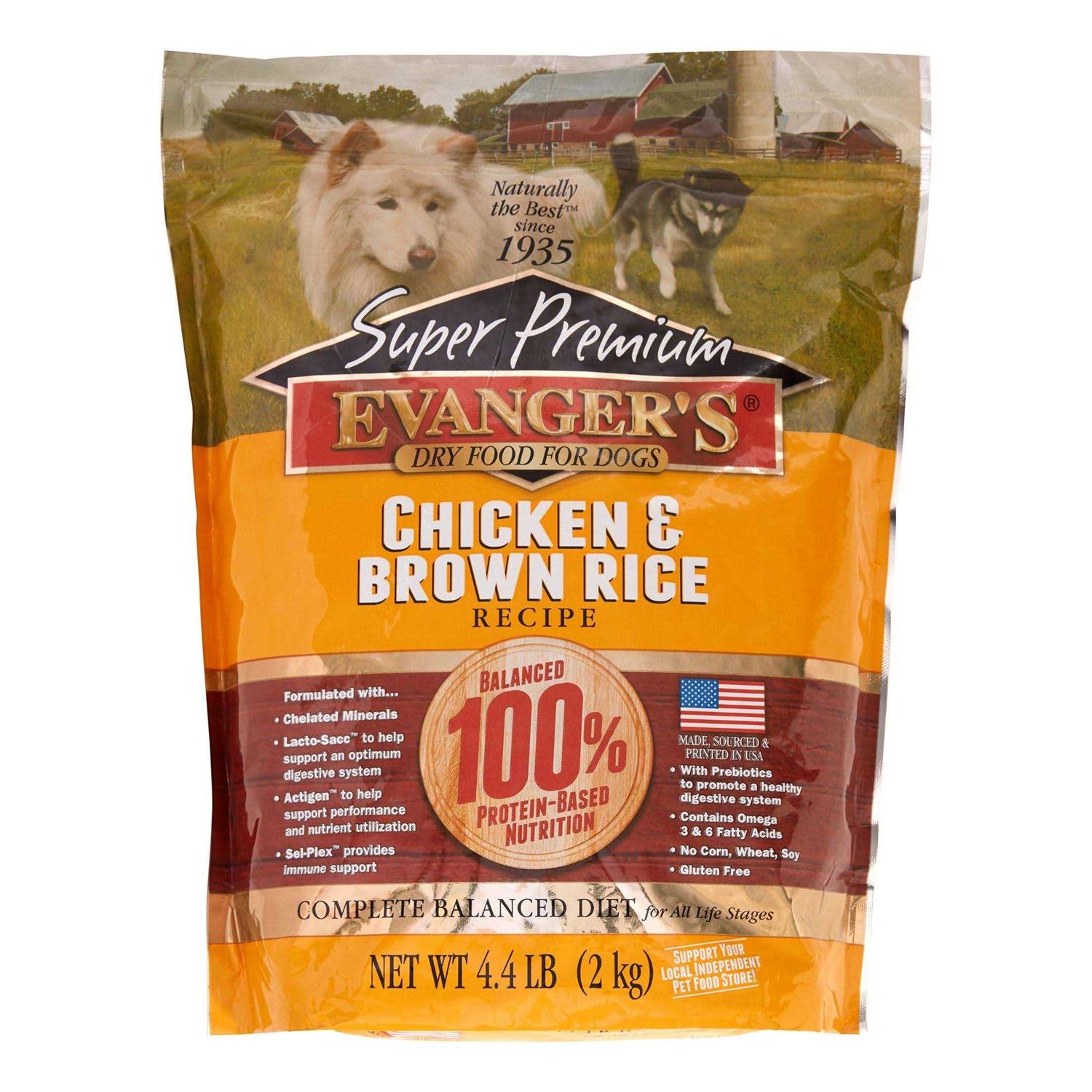 Evanger's Super Premium Chicken with Brown Rice Dry Dog Food - Pet Supplies online store