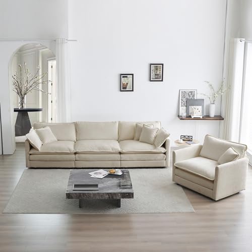 Oversized Cloud Couch Sofa Set, 25.52