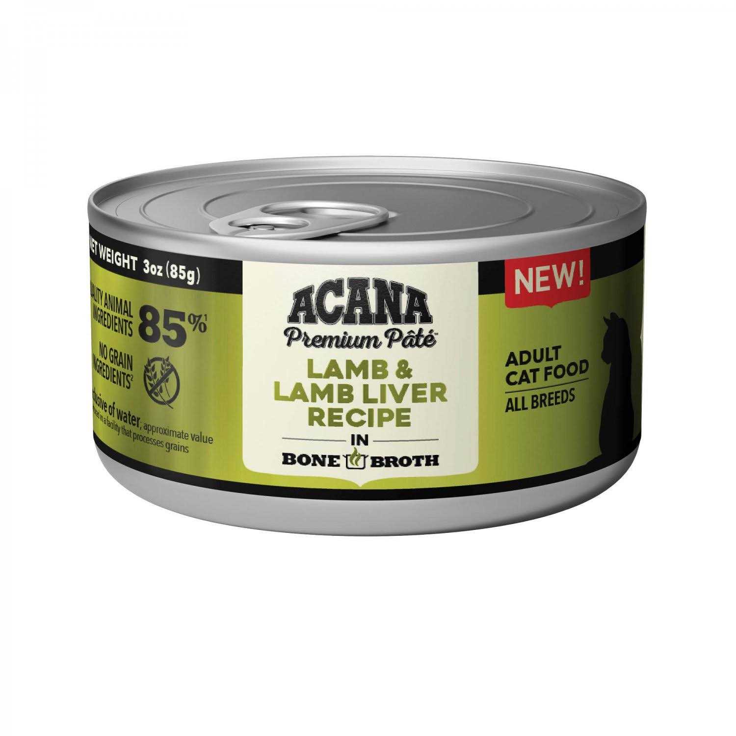 Acana Lamb Lamb Liver in Bone Broth Wet Cat Food - Pet Supplies online store
