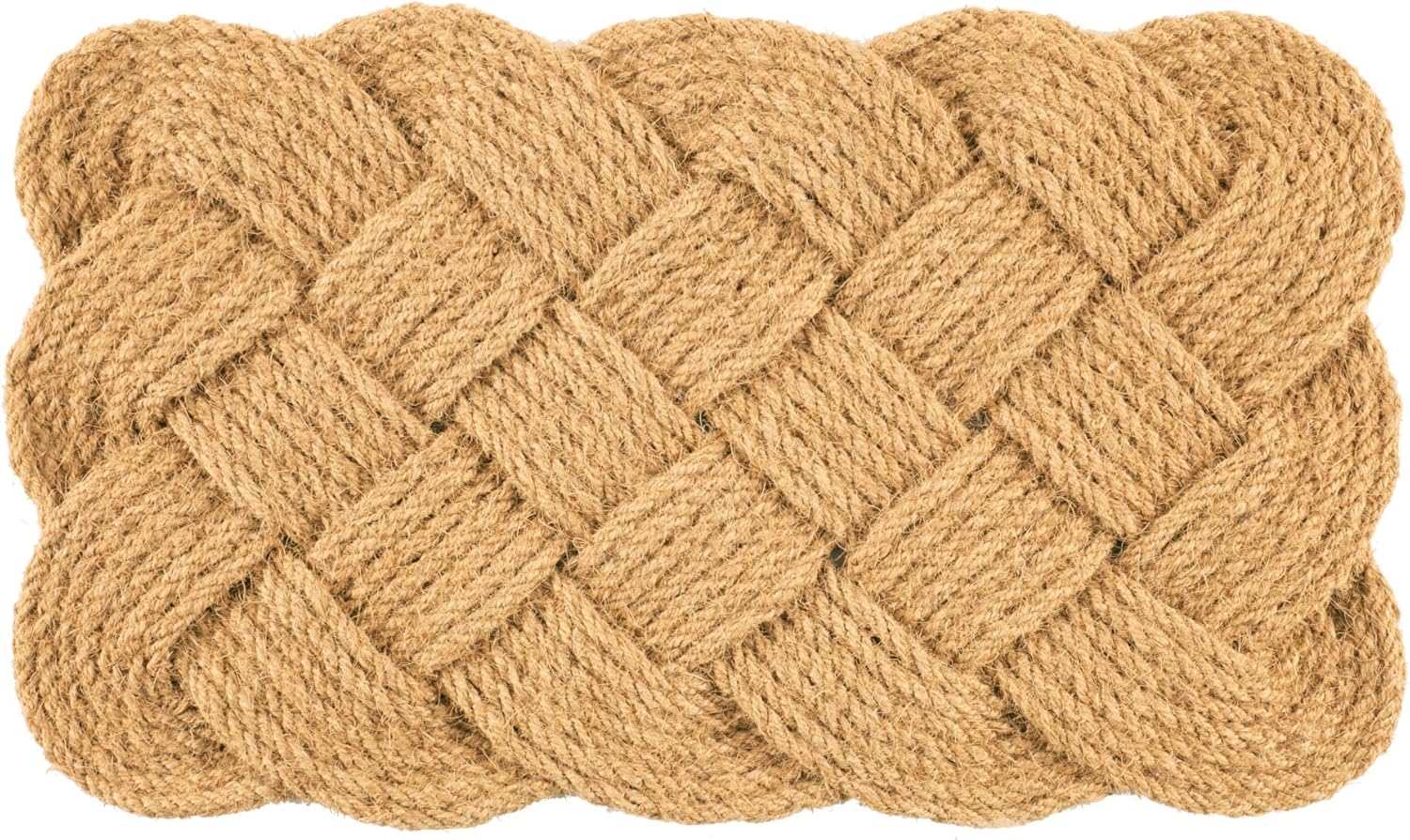 Handmade Handwoven Coir Doormat - Knot-ical, 18
