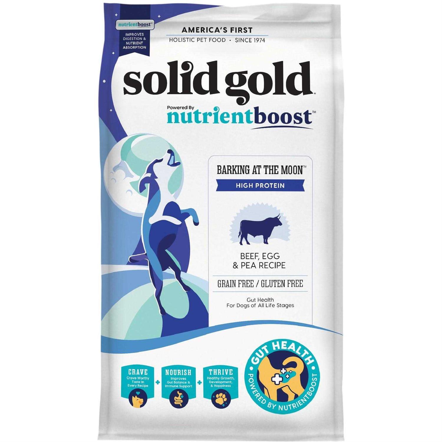 Solid Gold Barking at The Moon Grain-Free Beef Dry Dog Food - Pet Supplies online store
