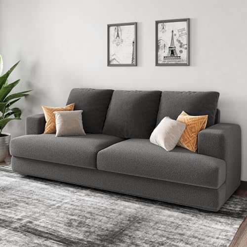 VanAcc Sofa, 3 Seater Comfy Couch Sofa- Extra Deep Seated Oversized Sofa, 97
