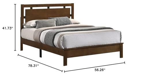 New Classic Furniture Gemini Solid Wood King Size All-in-One Platform Bed, Gray