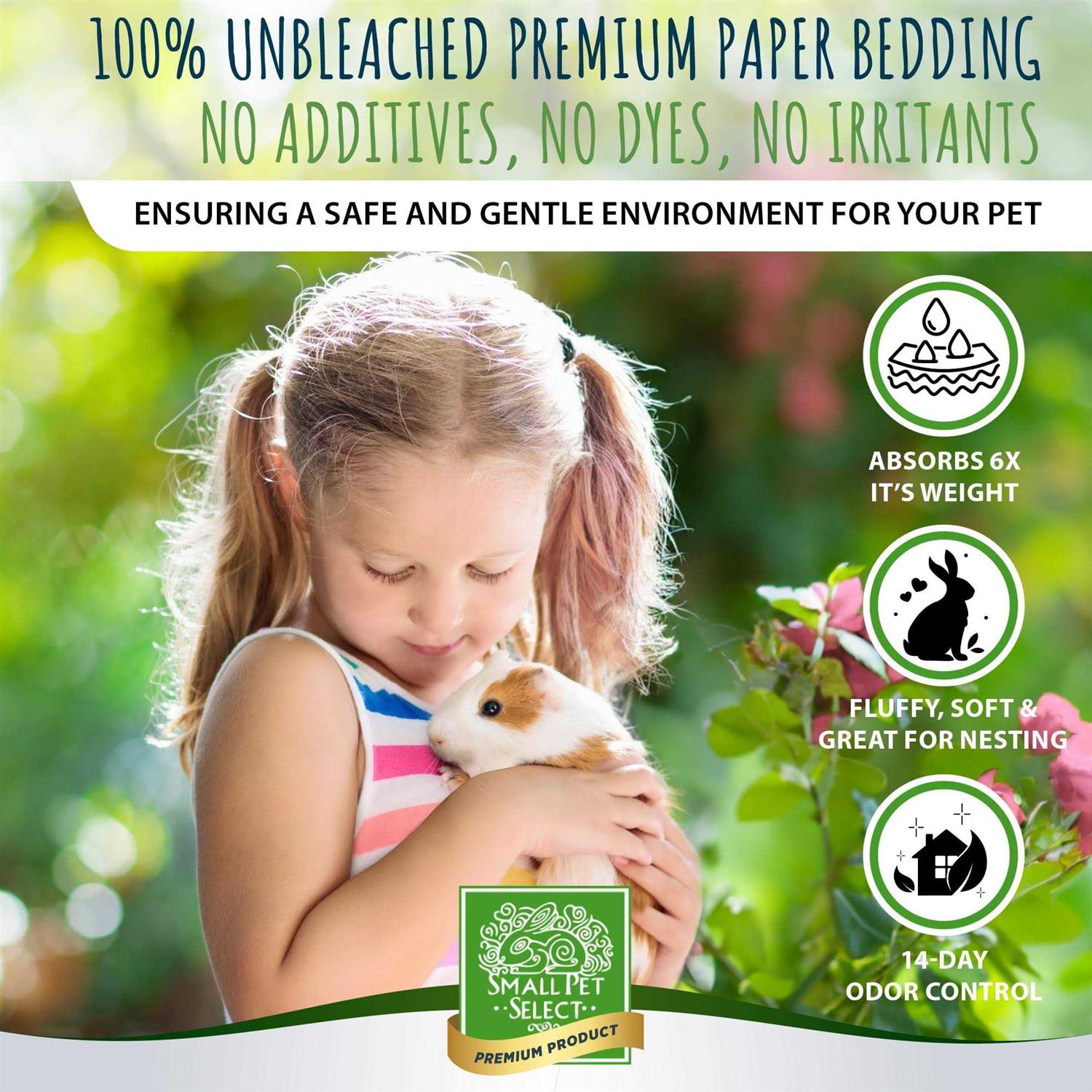 Small Pet Select Natural Paper Bedding with Real Rose Petals - Pet Supplies online store
