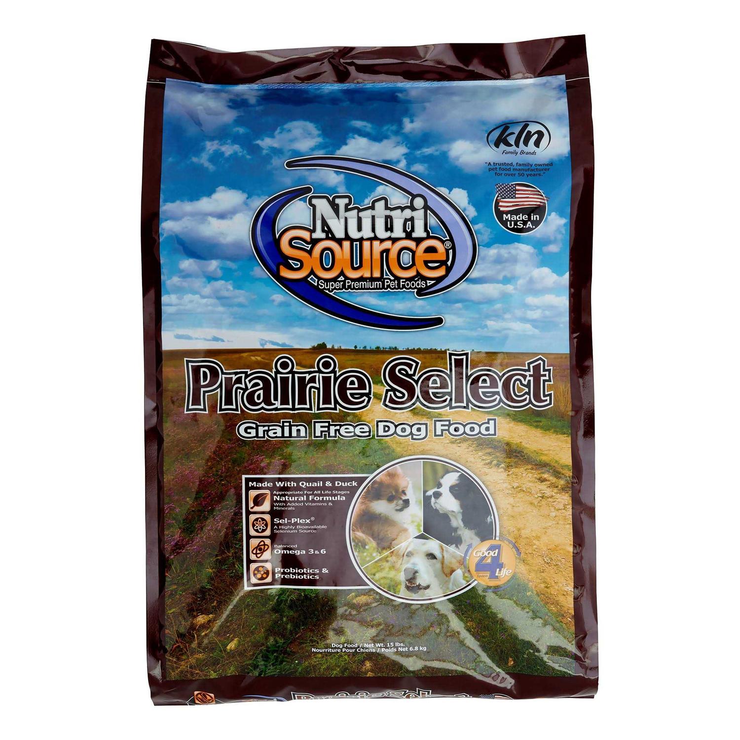 NutriSource Grain Free Prairie Select Dry Dog Food - Pet Supplies online store