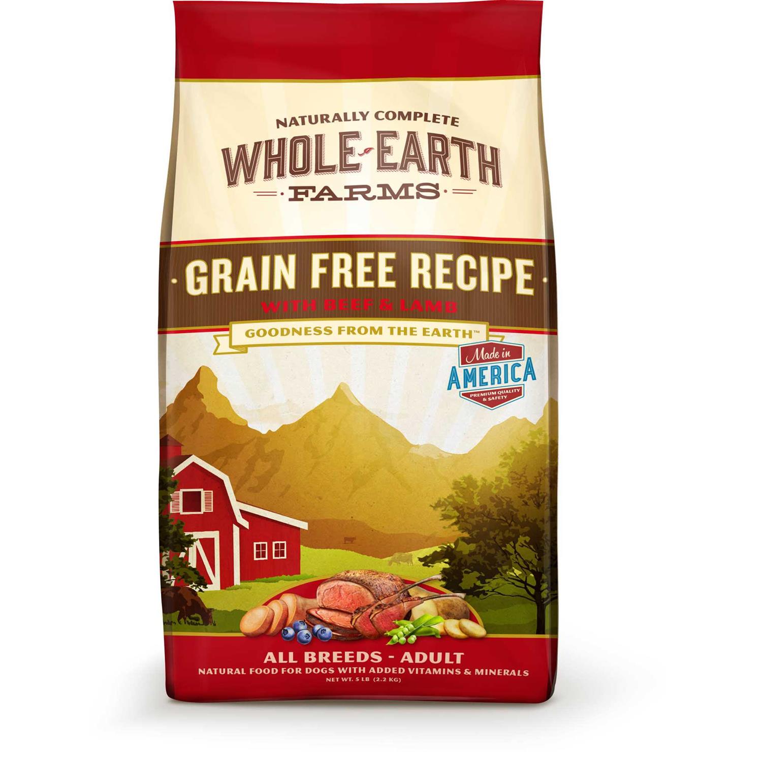 Whole Earth Farms Grain-Free Pork Beef & Lamb Dry Dog Food - Pet Supplies online store